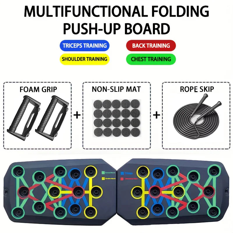 PushMate™ 9-In-1 Ultimate Push Up Board